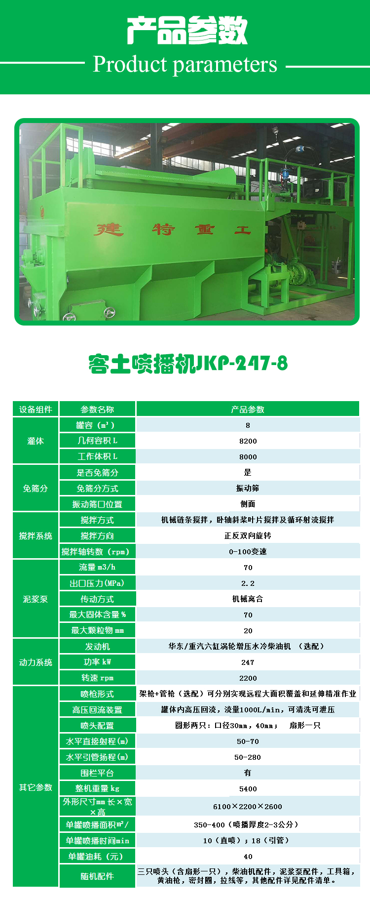 噴播機JKP-247-8